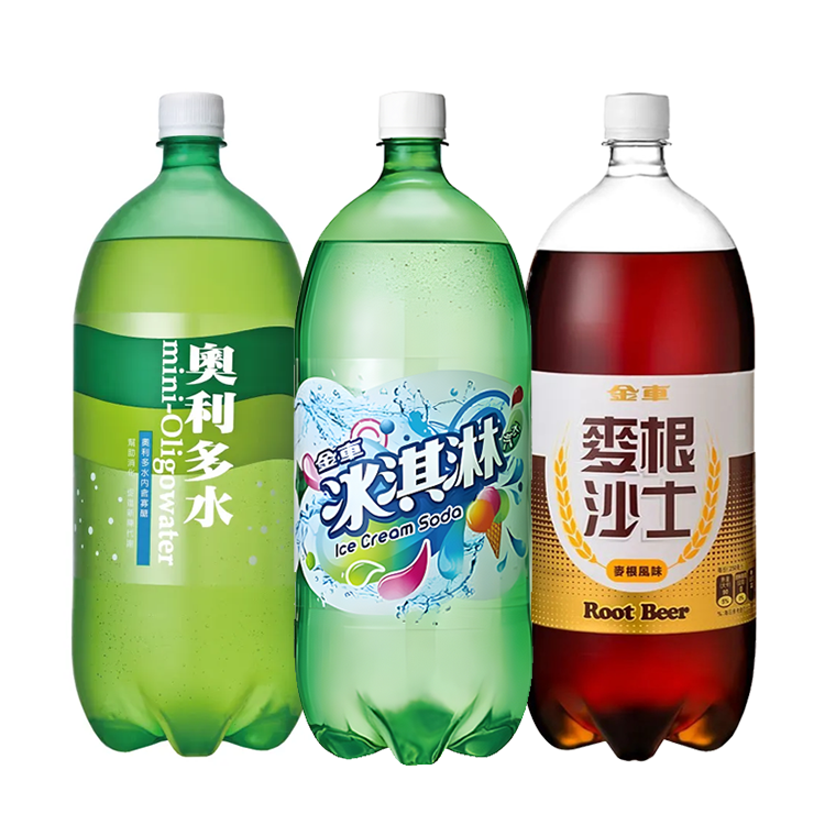 【金車】奧利多水/冰淇淋汽水/麥根沙士2000ml