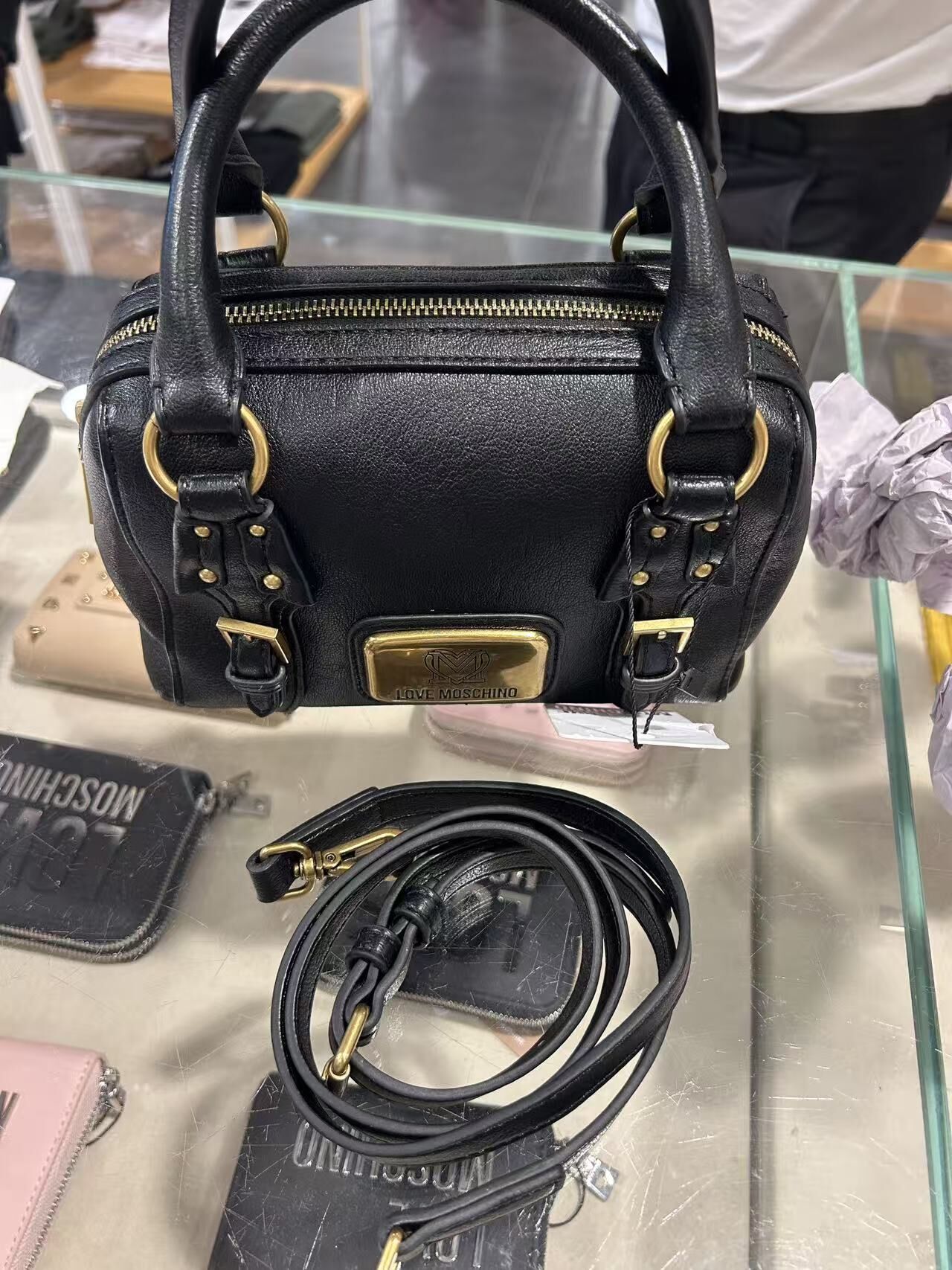 LYS02064 Love Moschino 復古波士頓兩用袋