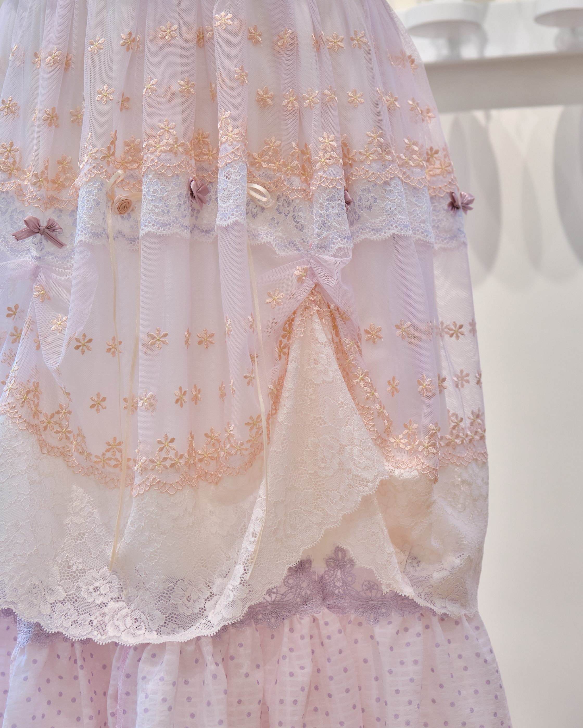 13869 Signature Banquet Cake Layer Lace Skirt