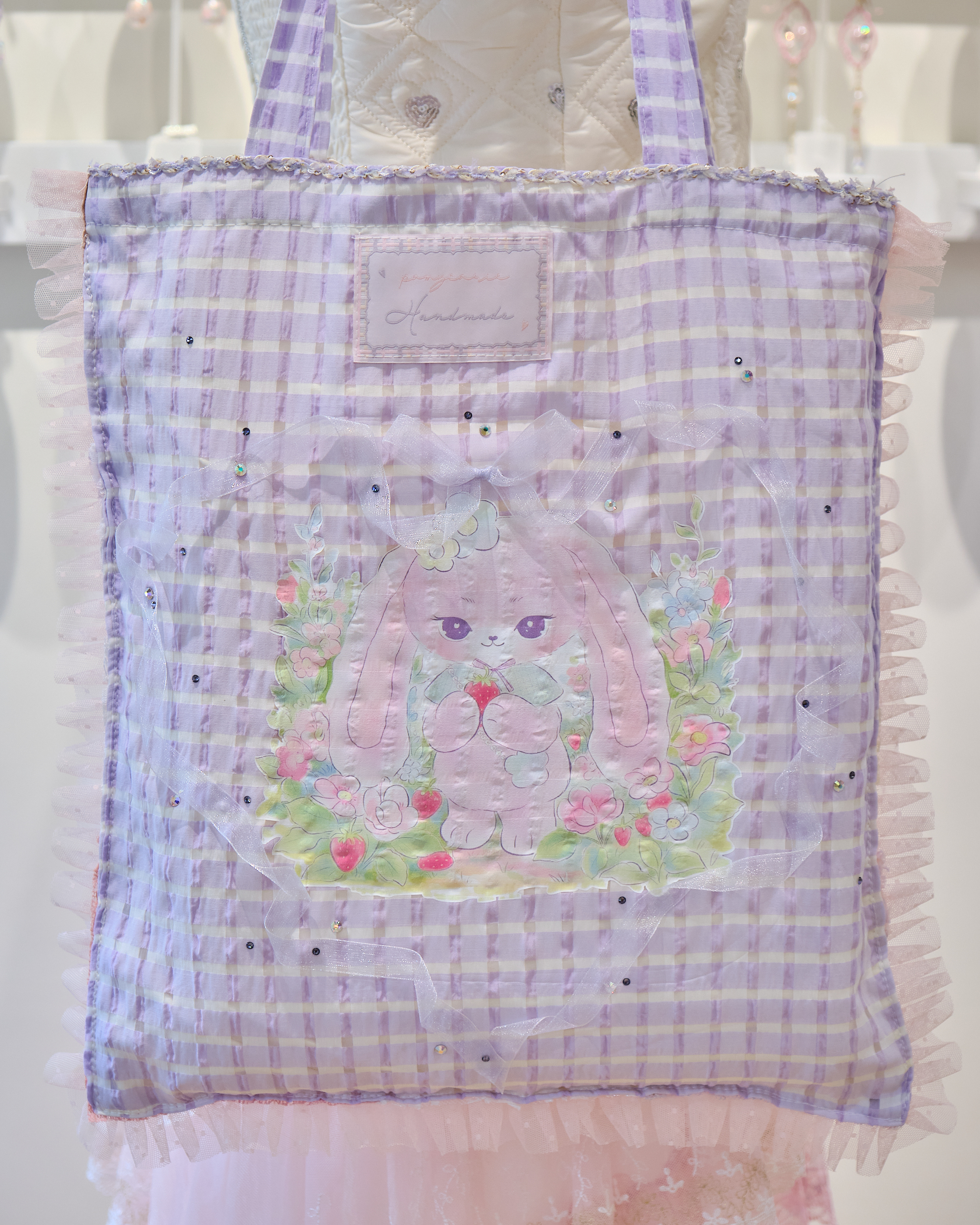 13863 KURA & SORA Dream Ribbon Double-Sided Tote