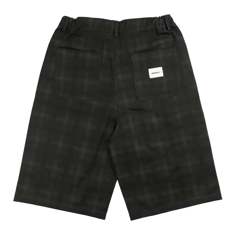 idealism Check Jorts Black 格紋 休閒 短褲 黑色 ID-42 [台灣現貨]