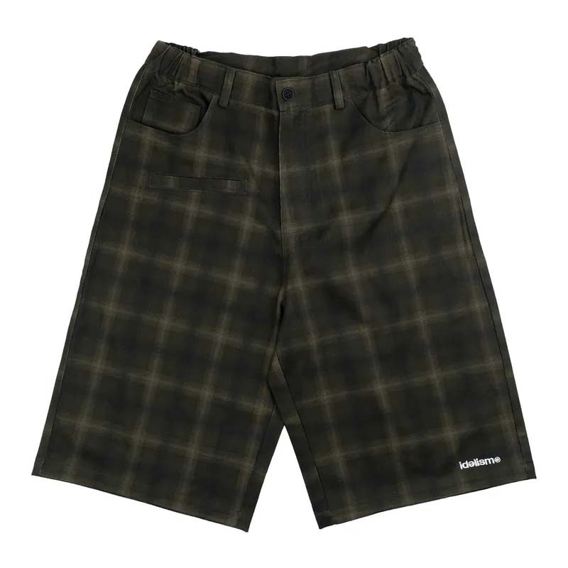 idealism Check Jorts Green 格紋 休閒 短褲 綠色 ID-43 [台灣現貨]