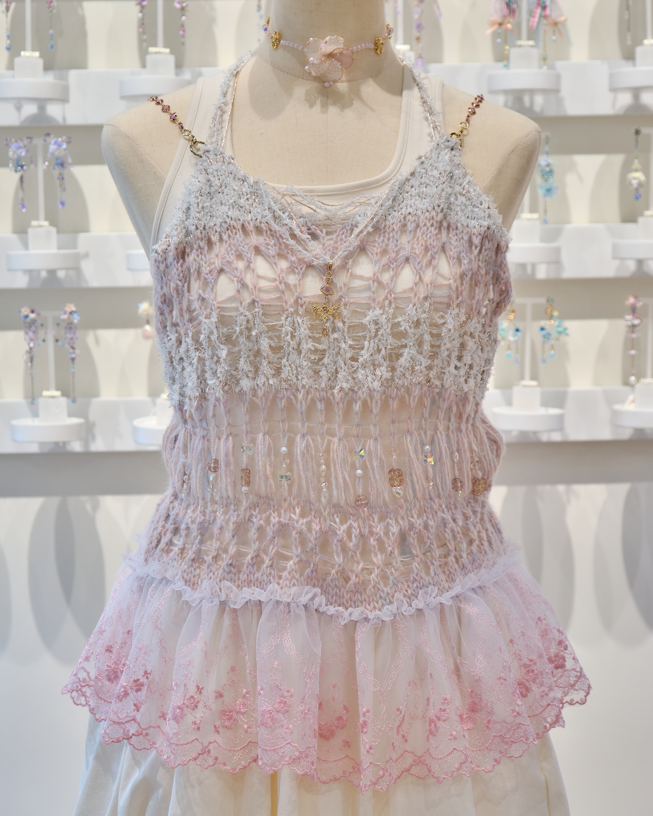 13824 Whisperveil Hand-Knit Camisole Dress Cover