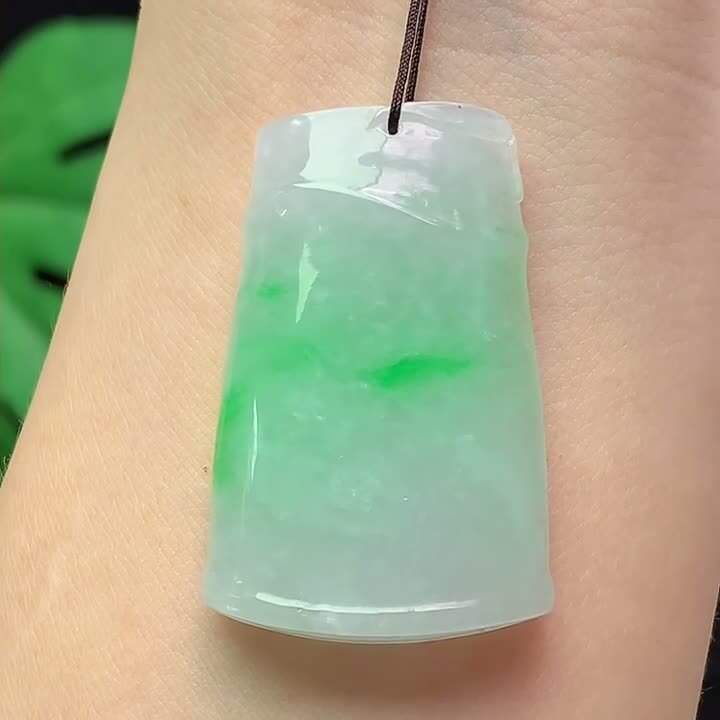 翡翠飄綠竹節,天然翡翠A玉, 緬甸玉, Jade, Jadeite