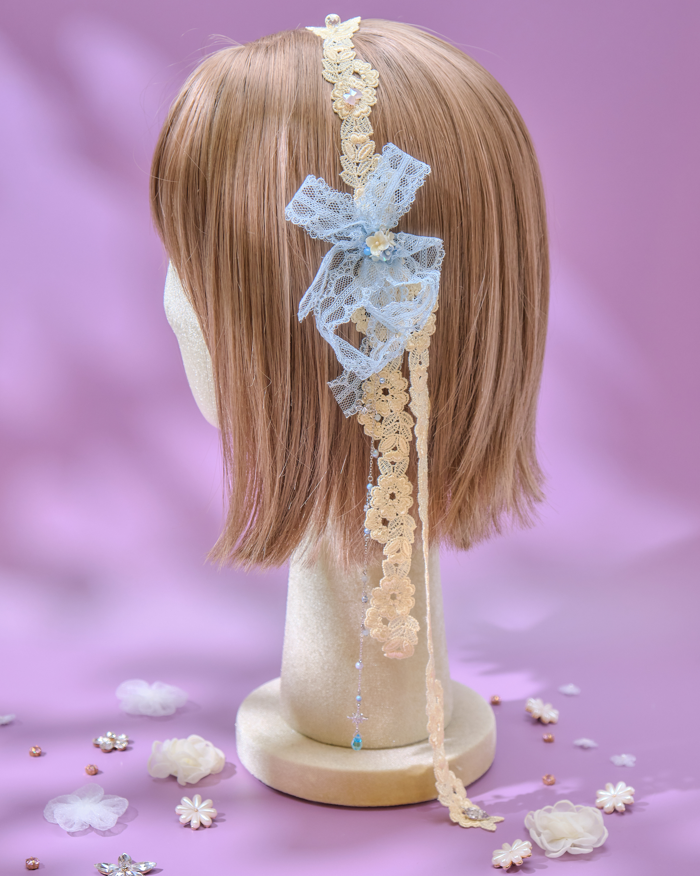 13818 Summer Ribbon Lace Hairband