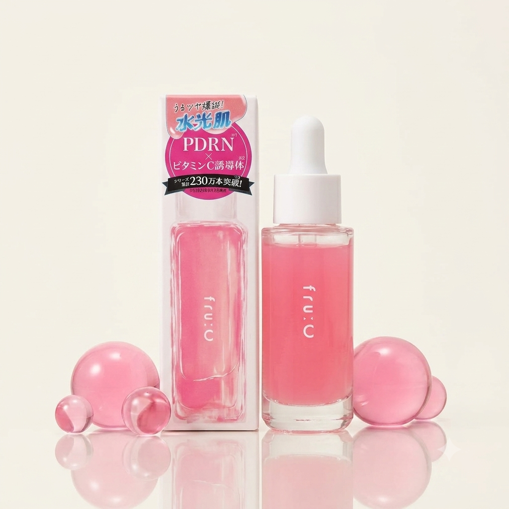 fru:C PDRN+C PDRN+維他命C 美白 收毛孔 抗老 修復精華液 28ml #水光肌