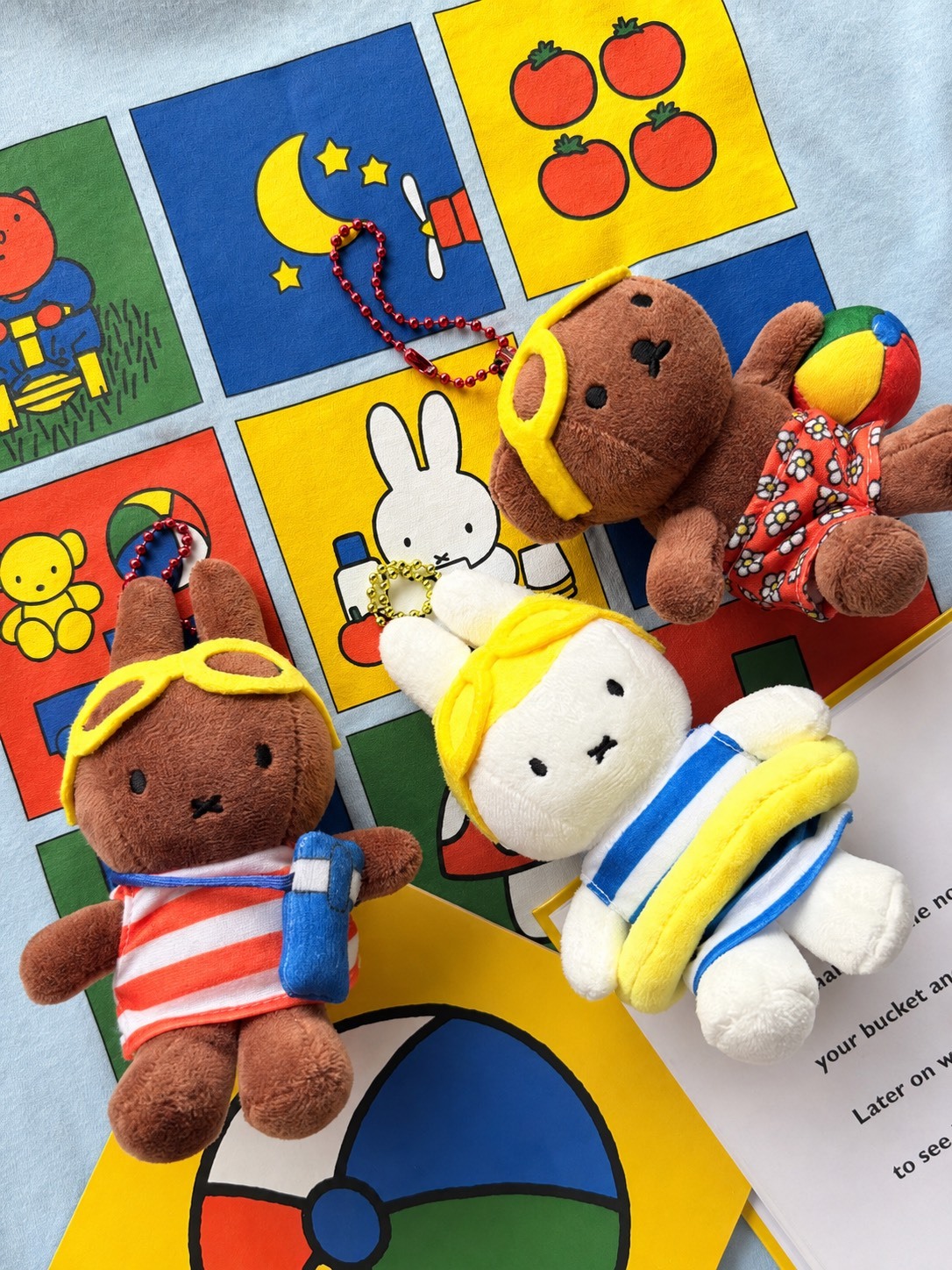泰國限定 MIFFY 米菲兔聯名 毛絨 吊飾 鑰匙鏈