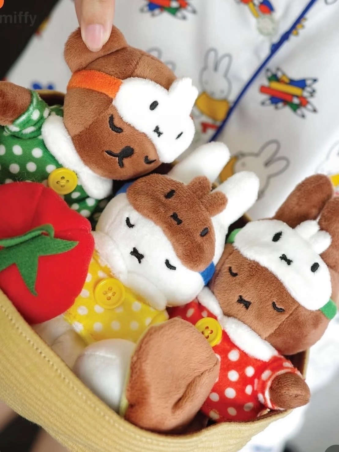 泰國限定 MIFFY 米菲兔聯名 毛絨 吊飾 鑰匙鏈