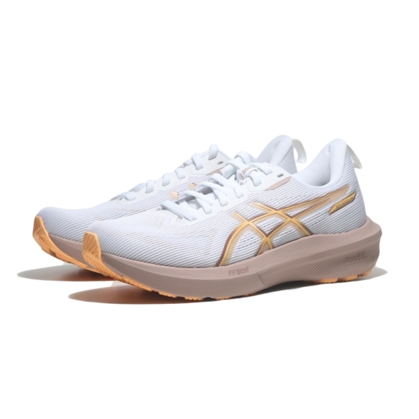 ASICS 慢跑鞋 GT-1000 14 白煙燻粉 支撐 專業跑鞋 女 1012B859100