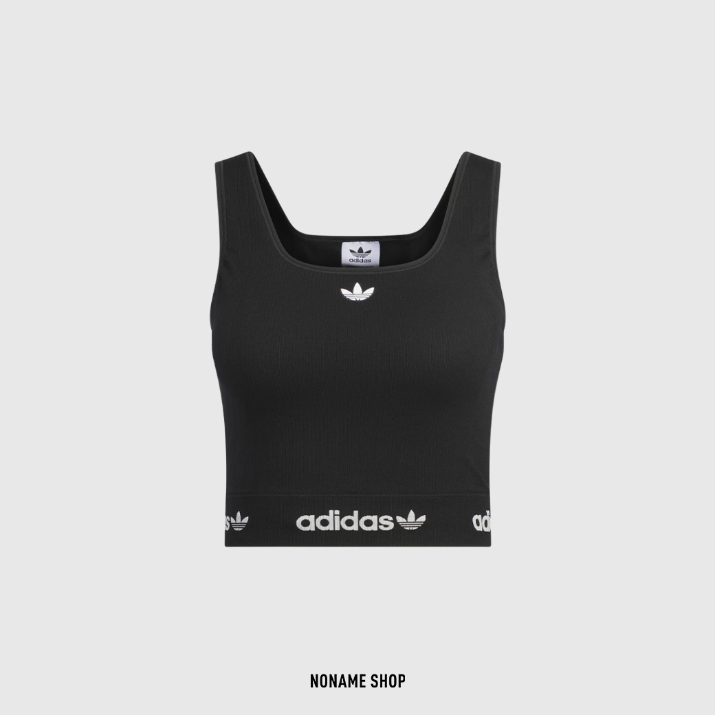 ADIDAS ORIGINALS 休閒 方領 胸墊 背心 (女款)