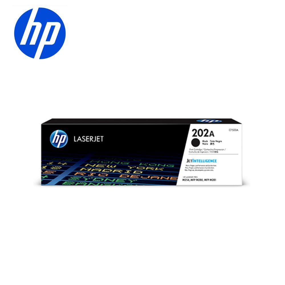 HP 202A LaserJet 黑色原廠碳粉匣(CF500A)