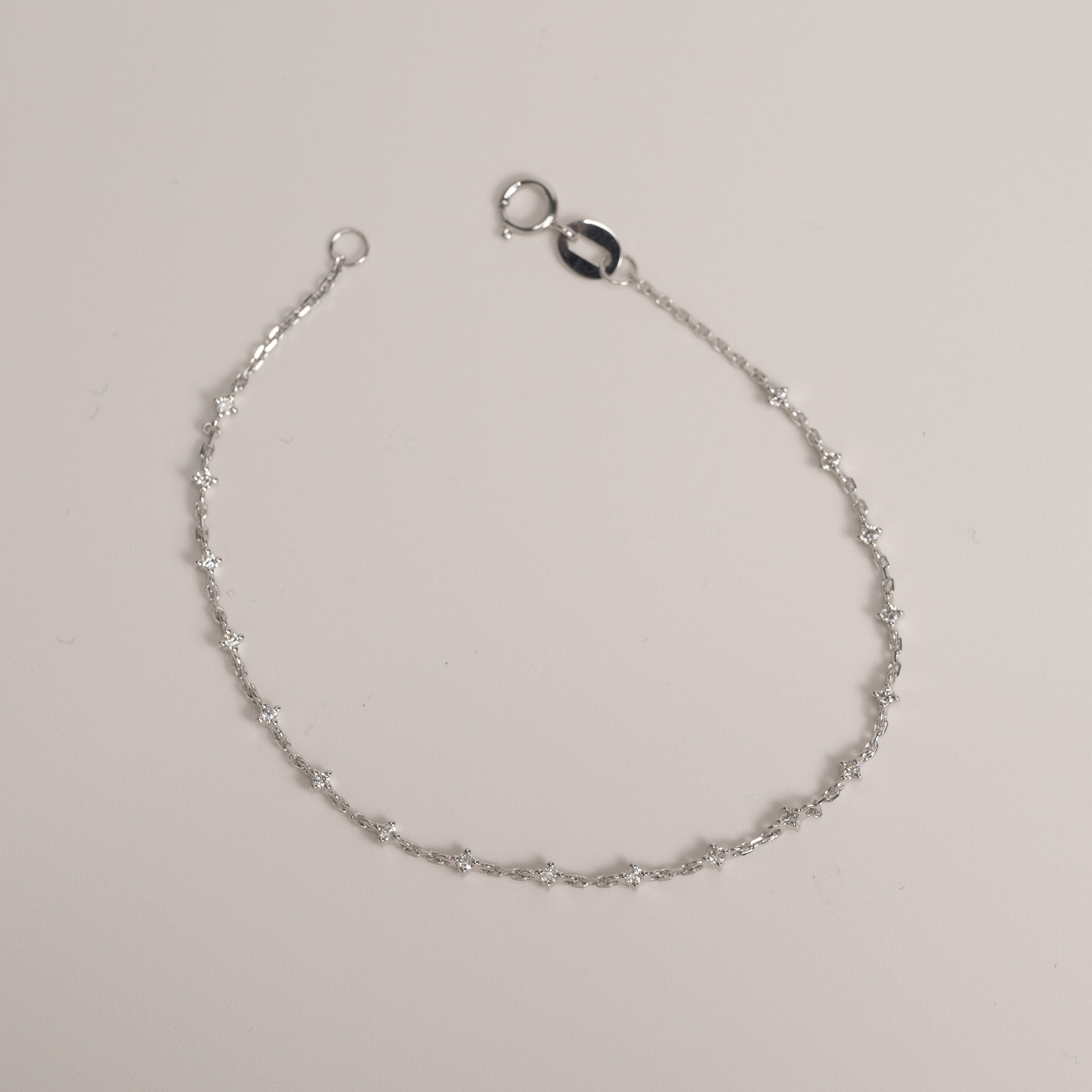 18K Dainty Bling Bracelet