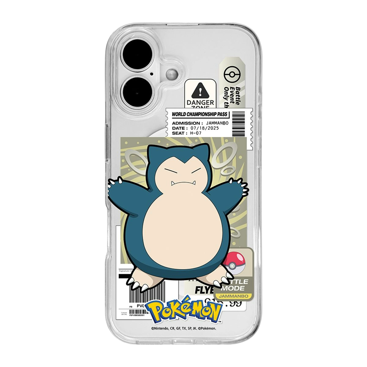Pokemon - Magsafe Clear Hard Case - 氣墊防撞磁吸透明手機保護硬殼 CD