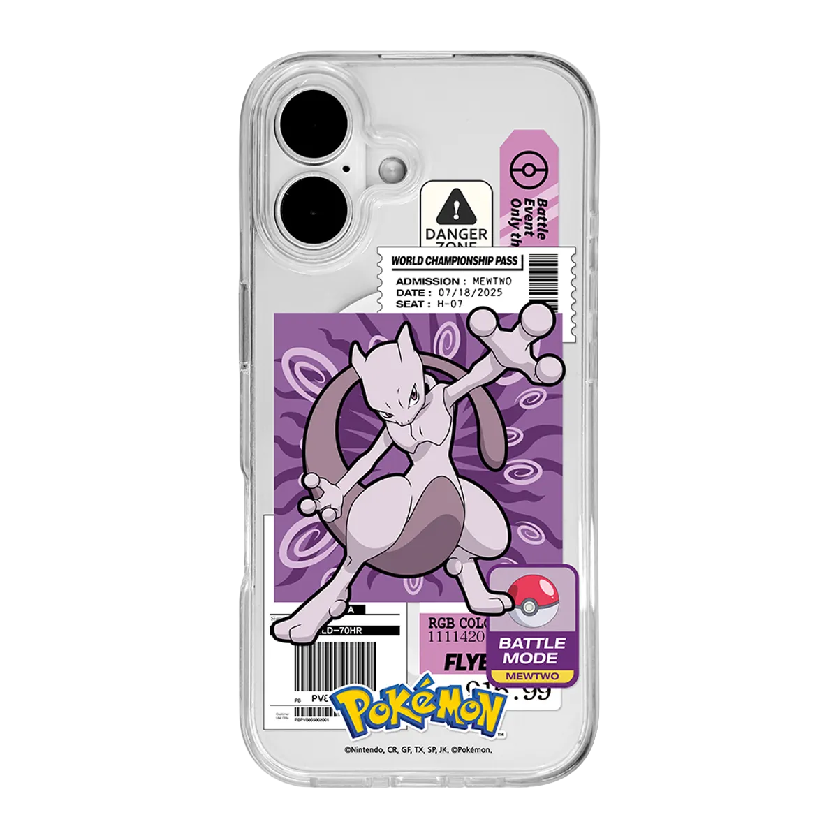 Pokemon - Magsafe Clear Hard Case - 氣墊防撞磁吸透明手機保護硬殼 CD