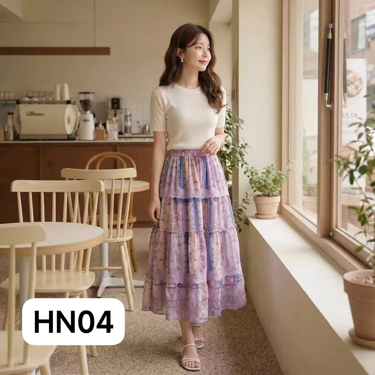HN04  橡根裙 有袋 腰26-42 長32 $399