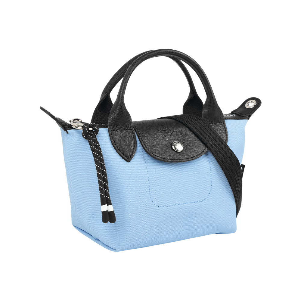 【Longchamp】LE PLIAGE ENERGY 迷你再生帆布二用包(天澄色)