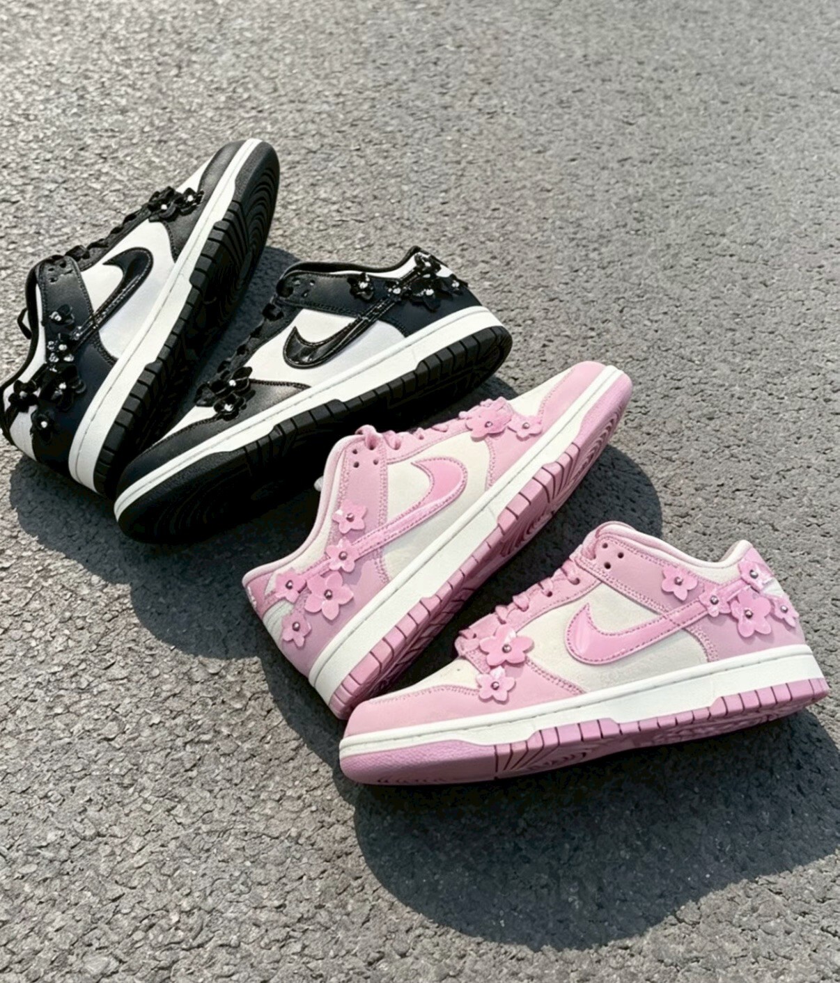 【Luxury】 W Nike Dunk Low "Florette" 麂皮 小花DUNK 簡約 粉色DUNK 少女風 日常穿搭 酷甜妹 IV4726-002 IV4726-600