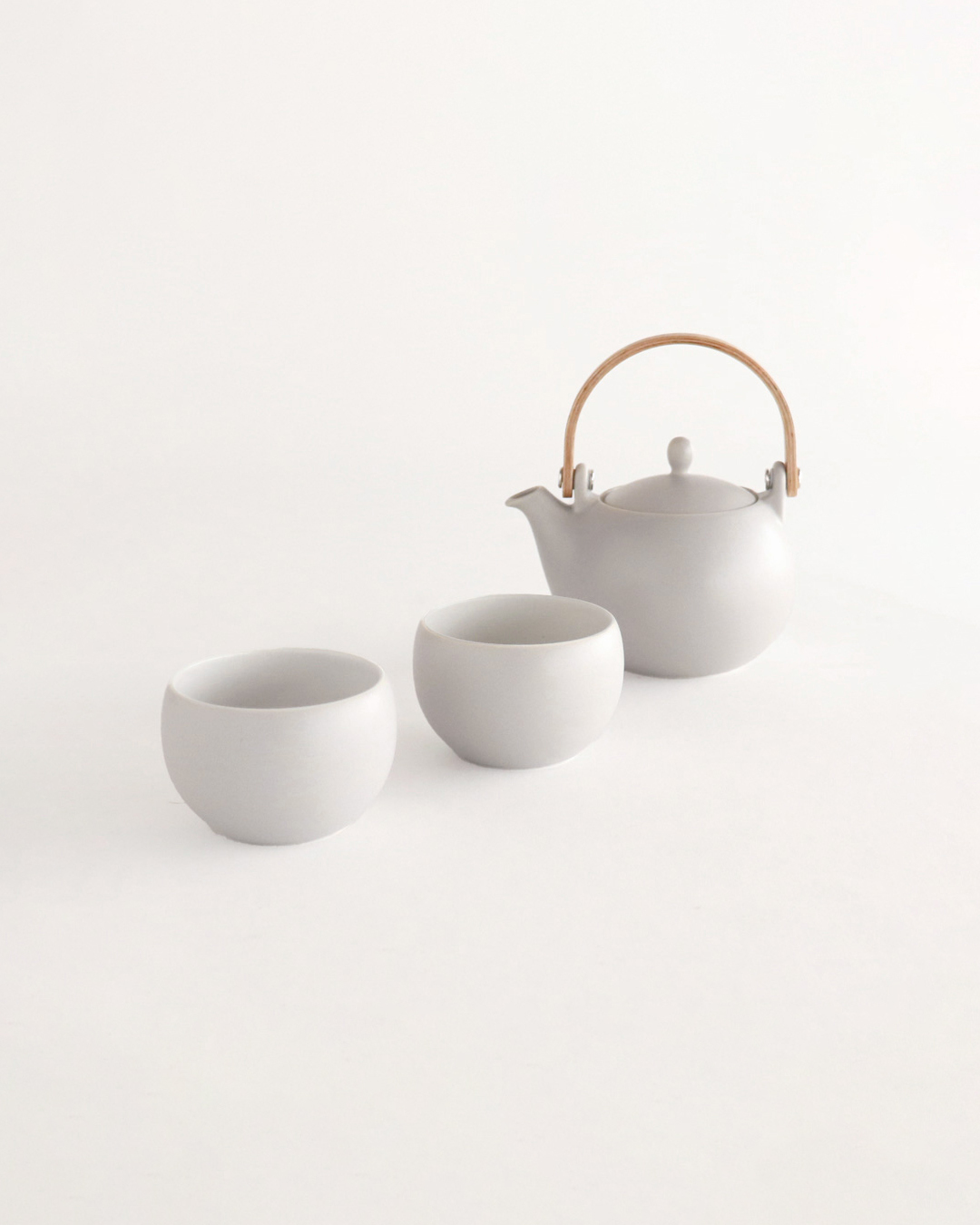 Saliu × 深山 結系列 330ml 3件 茶壺套裝禮盒 灰色｜LOLO