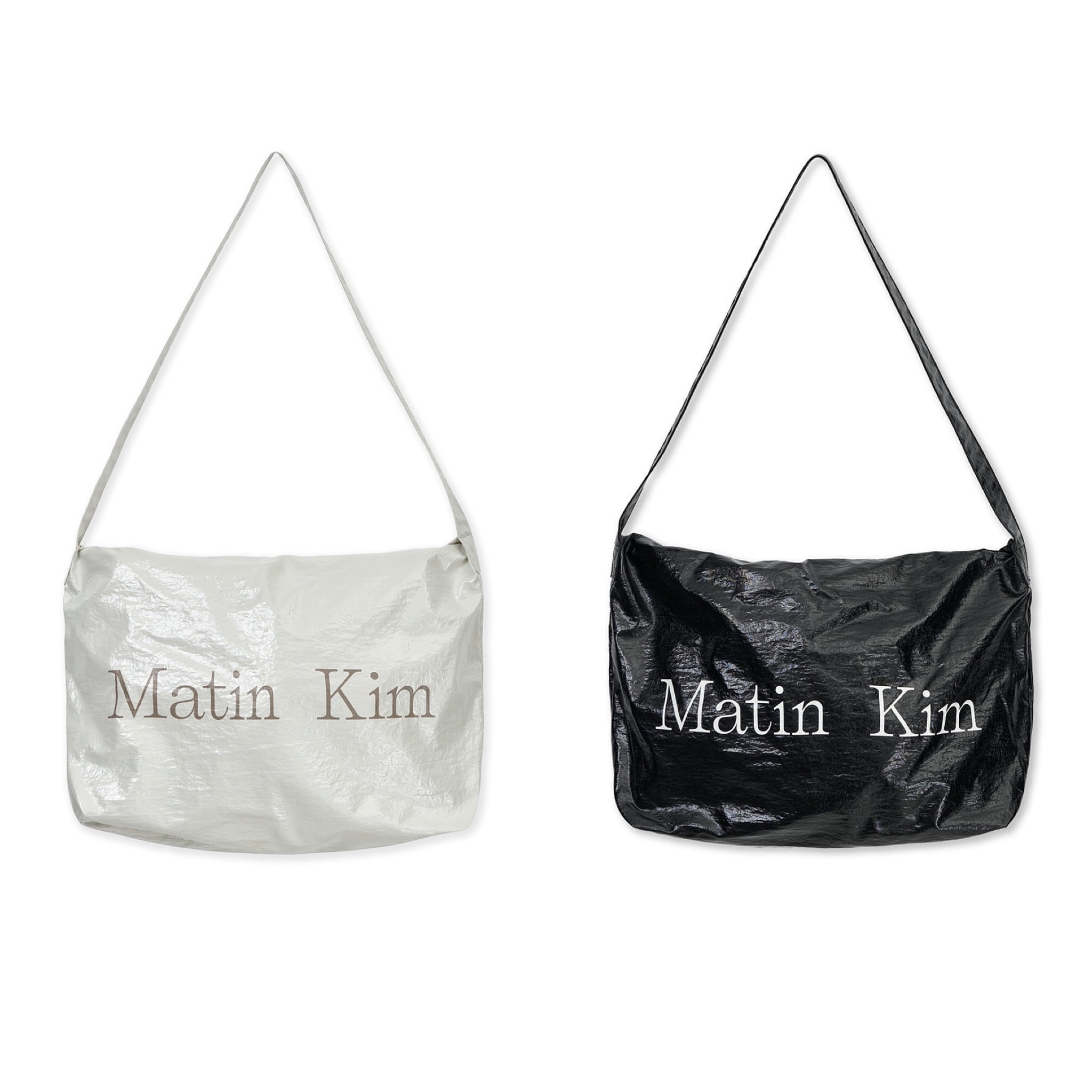 【隨時截單！限時優惠預訂】MATIN KIM GLOSSY LIGHT TWO WAY BAG（2色）