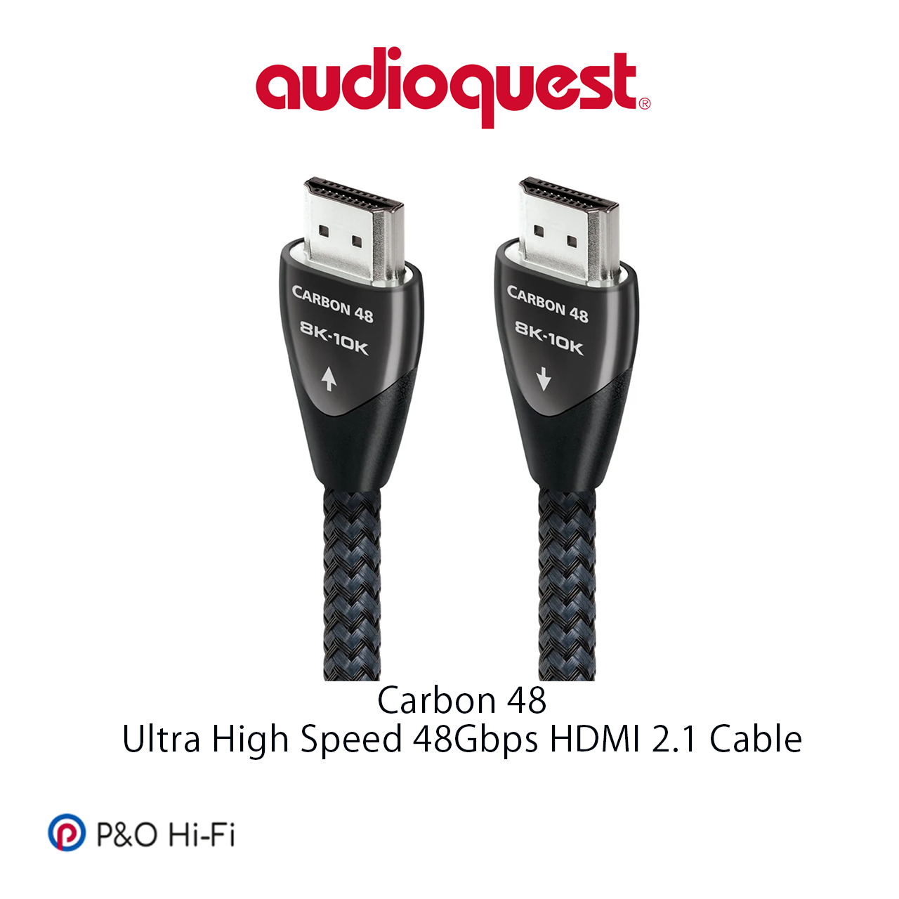 AudioQuest CARBON 48 (碳纖 48) 48Gbps 8K-10K 5% 銀純銅 HDMI 線