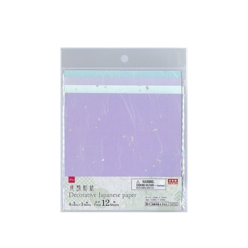 折紙玩具/銀雪紋 12入