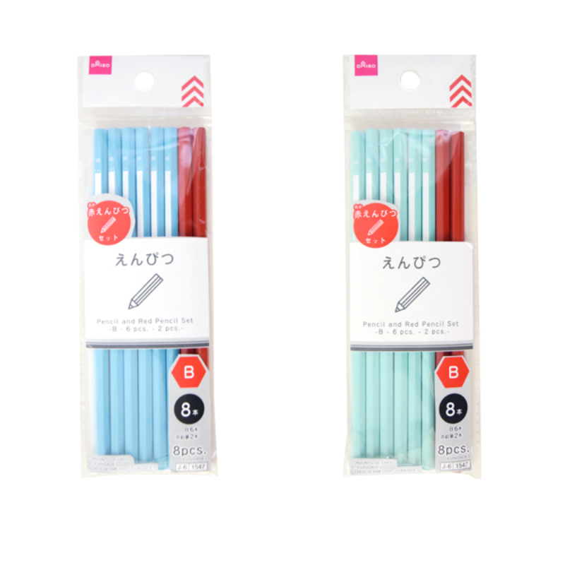 B鉛筆＋紅色鉛筆組/8入