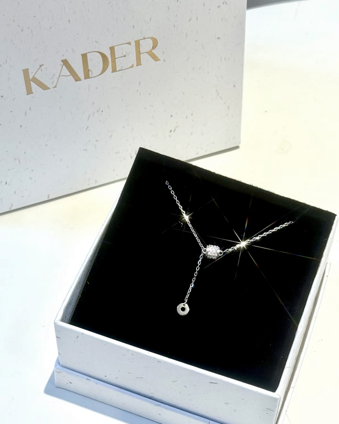KADER 卡蒂羅 流蘇 小蠻腰 鑲鑽 項鍊 鎖骨鍊