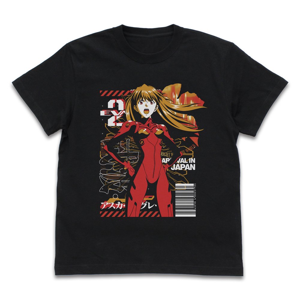 EVA2号機ﾊﾟｲﾛｯﾄ ｱｽｶ Tｼｬﾂ/BURGUNDY COSPA 072026