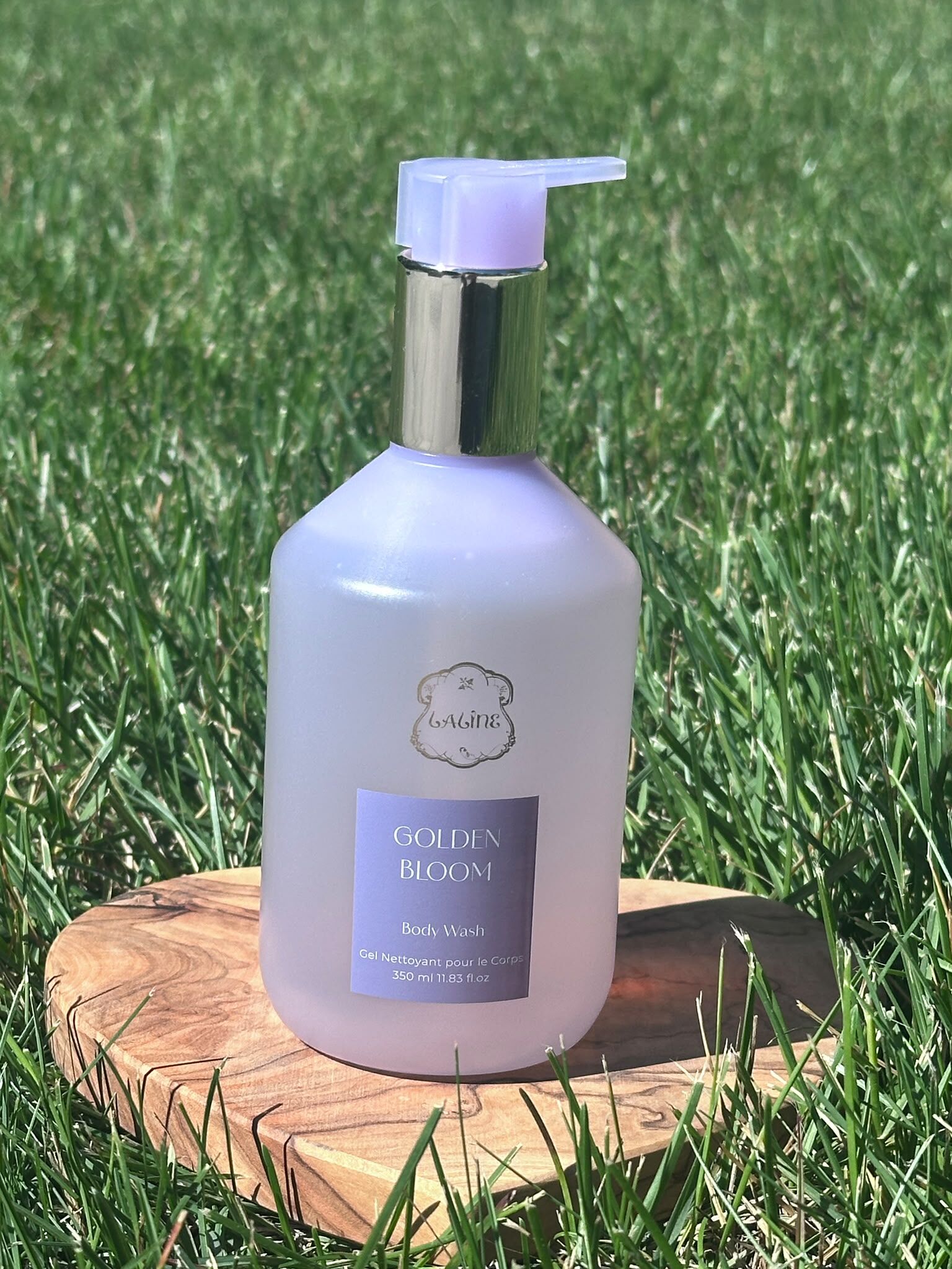 UF03 Laline 金色花海 滋潤沐浴露 350ml  Golden Bloom Body Wash  350ml