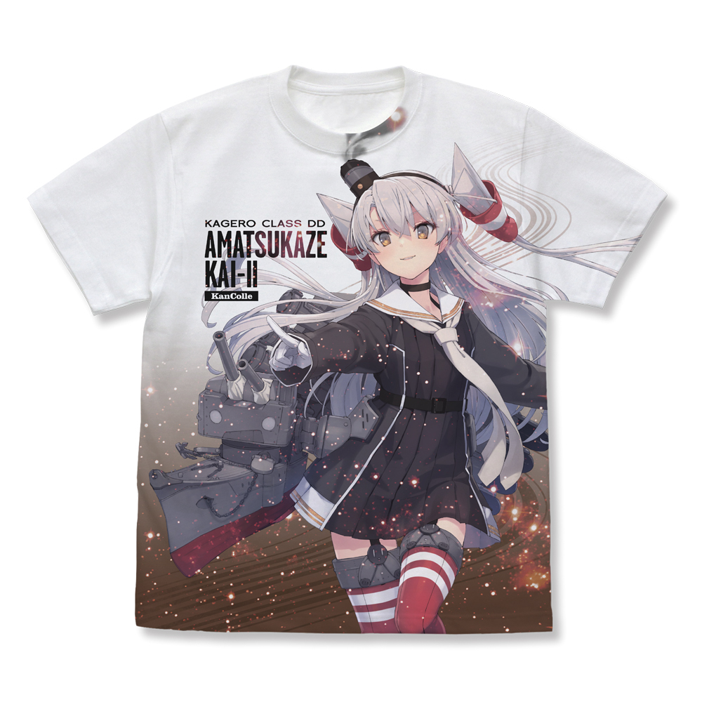 天津風改二 ﾌﾙｸﾞﾗﾌｨｯｸTｼｬﾂ/WHITE COSPA 072726
