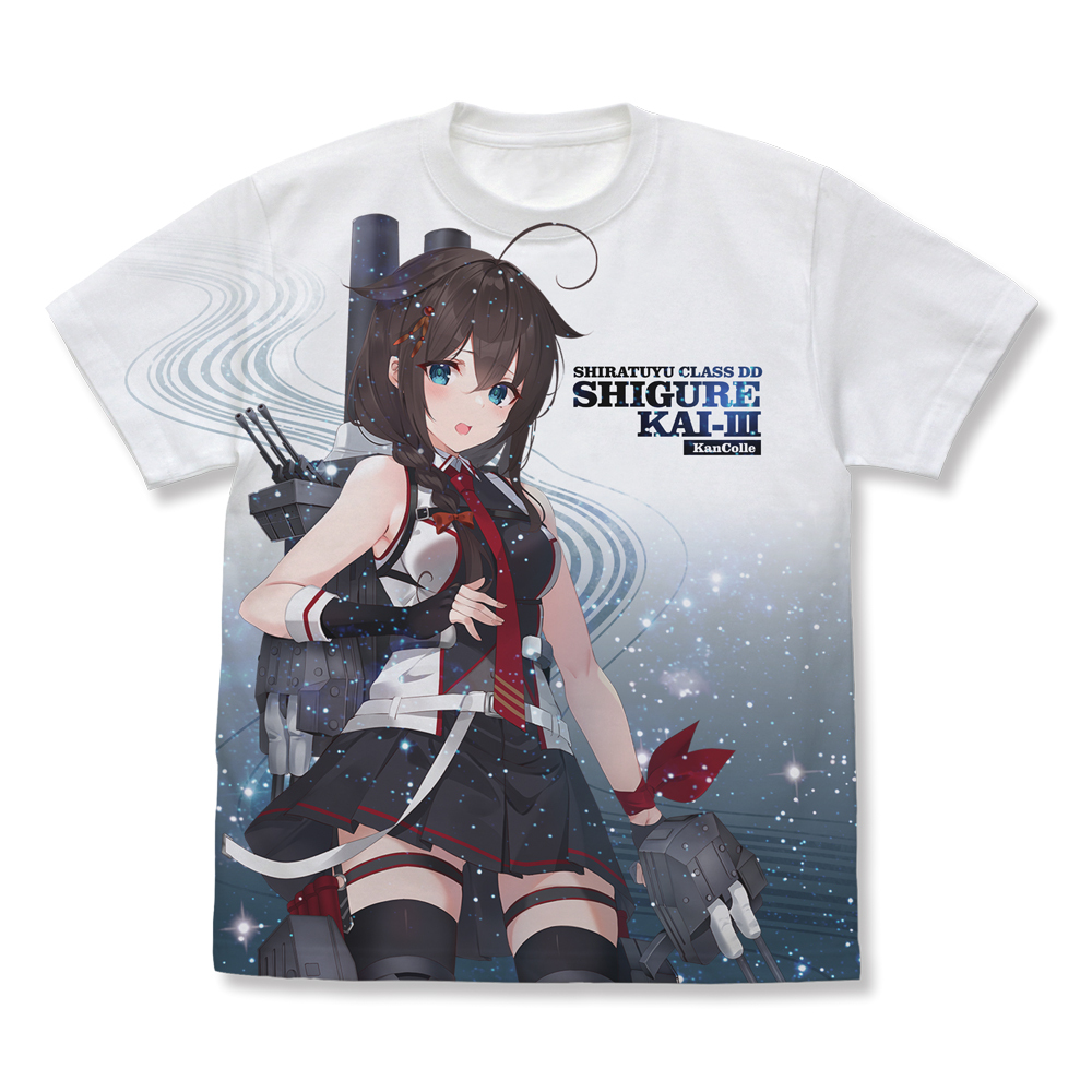 時雨改三 ﾌﾙｸﾞﾗﾌｨｯｸTｼｬﾂ/WHITE COSPA 072726