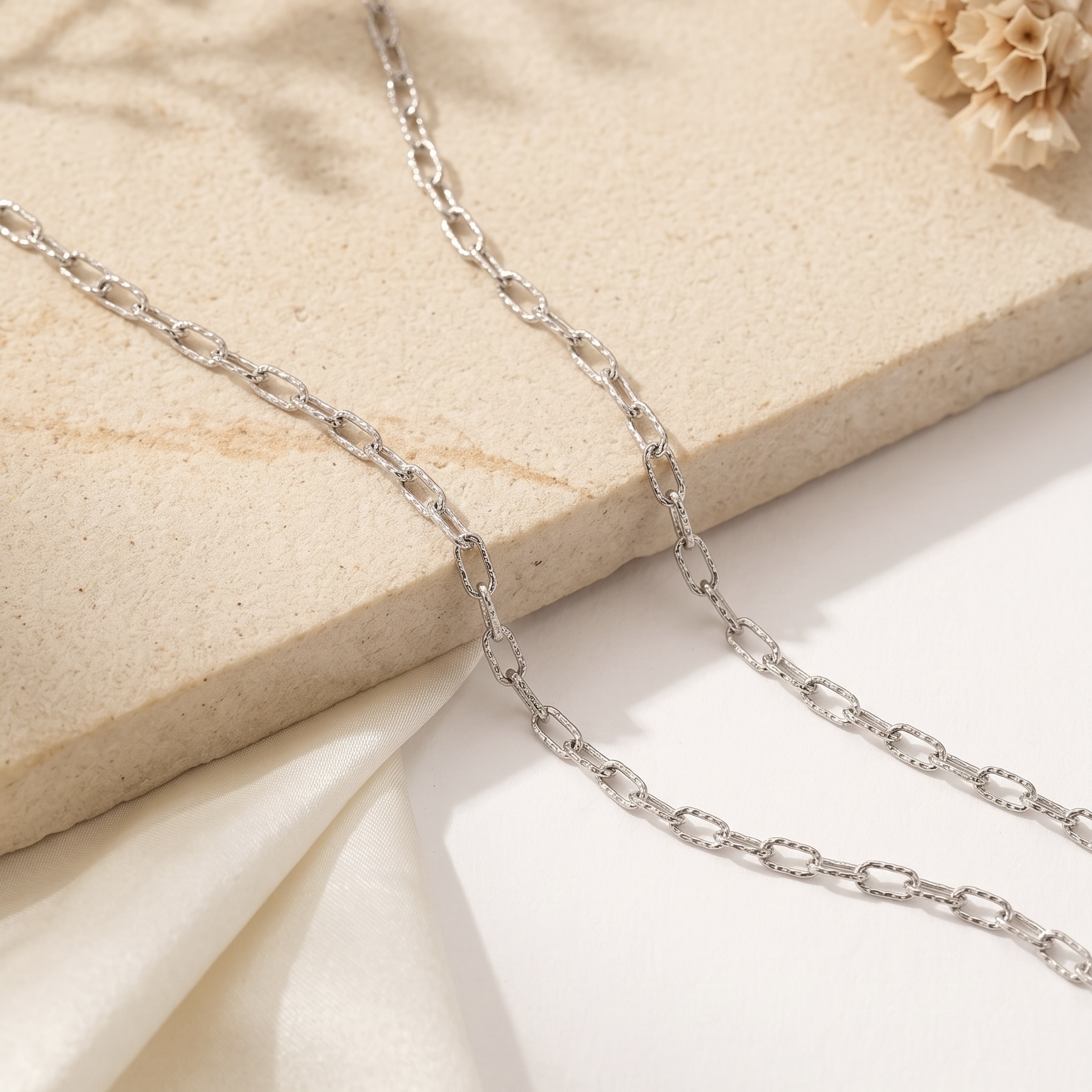 18K Gold Chain Necklace