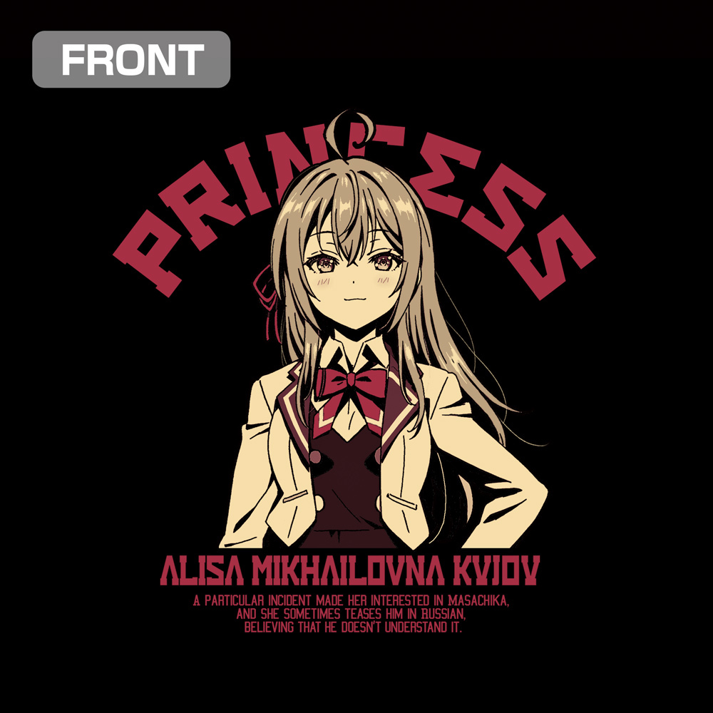 ｢孤高のお姫様｣ｱｰﾘｬ Tｼｬﾂ/BLACK COSPA 072726