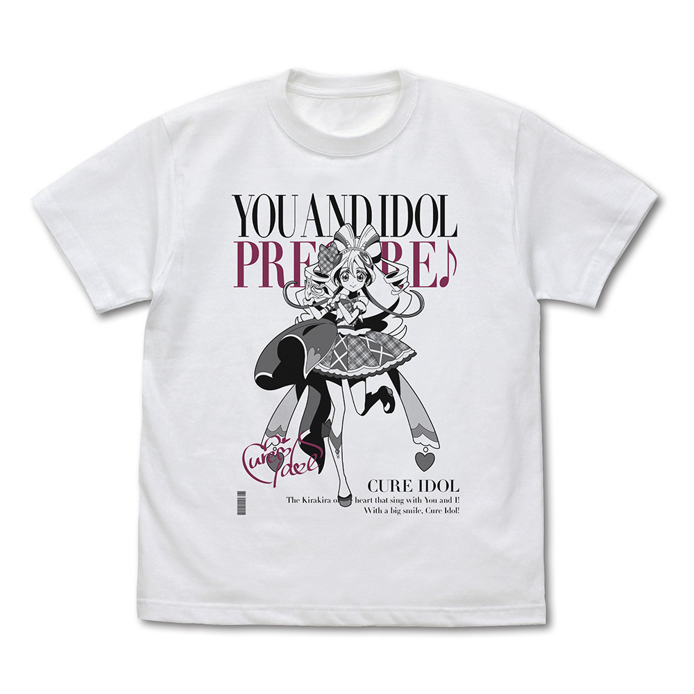 ｷｭｱｱｲﾄﾞﾙ Tｼｬﾂ/WHITE COSPA 072726