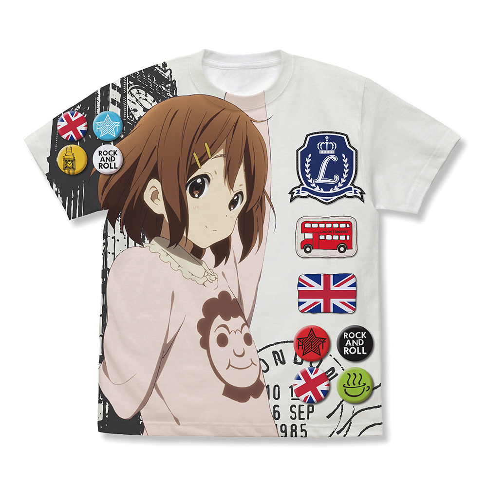 平沢唯 ﾌﾙｸﾞﾗﾌｨｯｸTｼｬﾂ the UK Ver./WHITE COSPA 072726