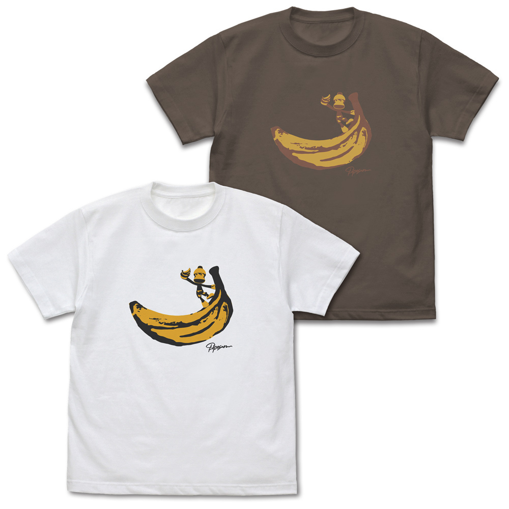 ﾋﾟﾎﾟｻﾙ ﾊﾞﾅﾅ Tｼｬﾂ/WHITE COSPA 072726