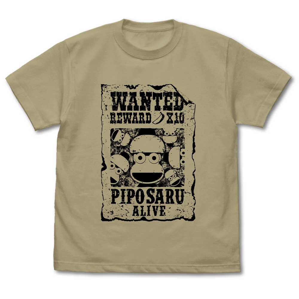 ﾋﾟﾎﾟｻﾙ WANTED Tｼｬﾂ/SAND KHAKI COSPA 072726