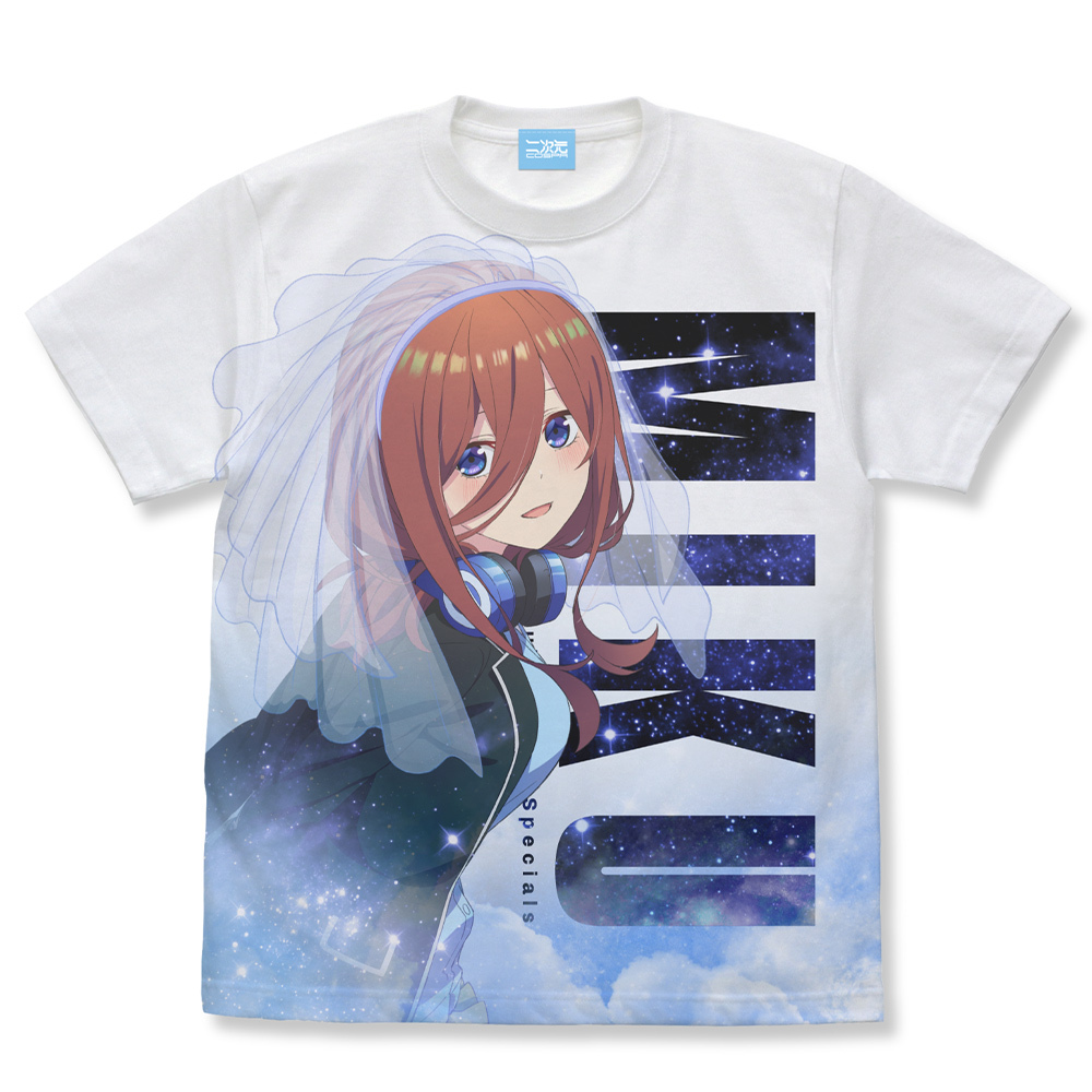 中野三玖 ﾌﾙｸﾞﾗﾌｨｯｸTｼｬﾂ/WHITE COSPA 072726