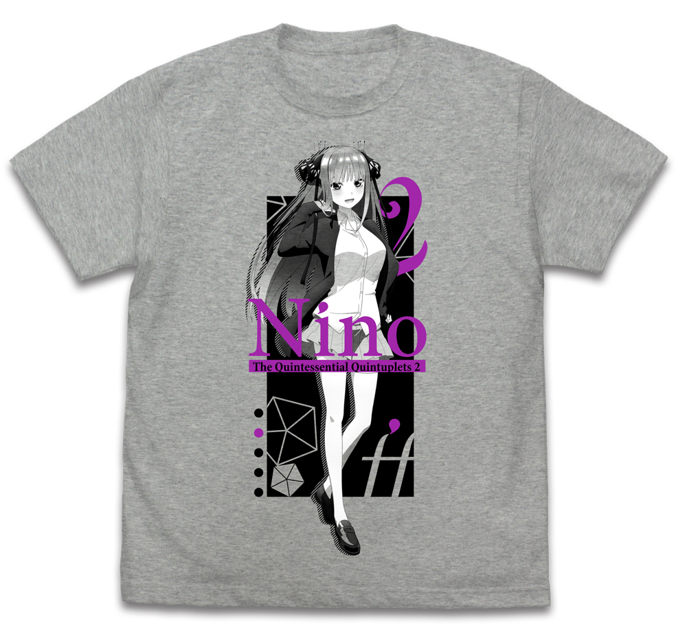中野二乃 Tｼｬﾂ∬/MIX GRAY COSPA 072726