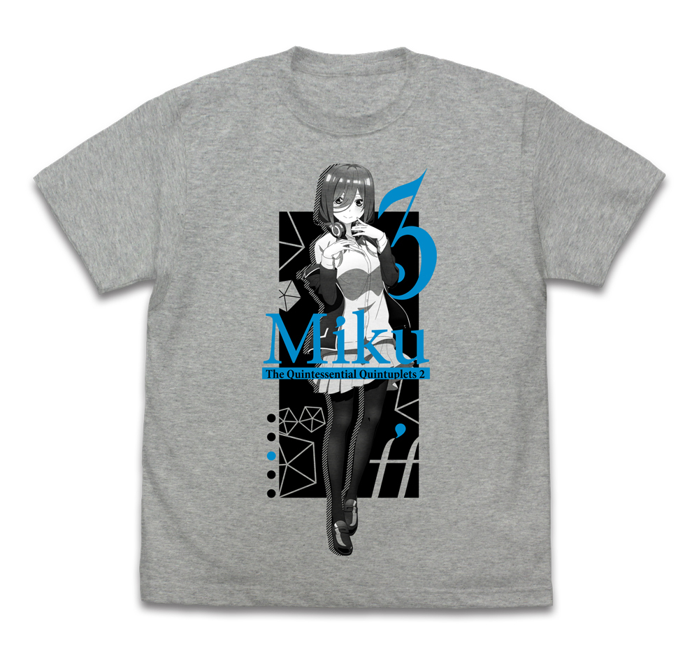 中野三玖 Tｼｬﾂ∬/MIX GRAY COSPA 072726