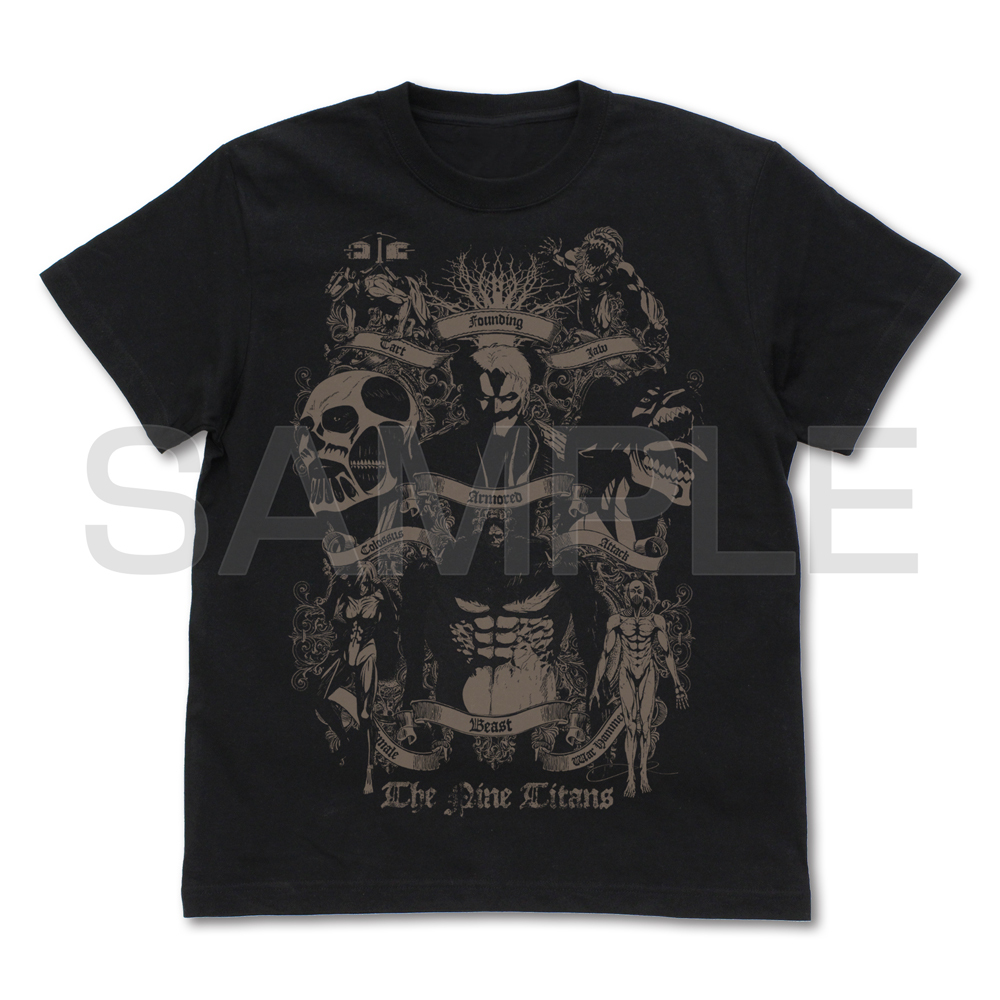 九つの巨人 Tｼｬﾂ Ver2.0/BLACK COSPA 072726