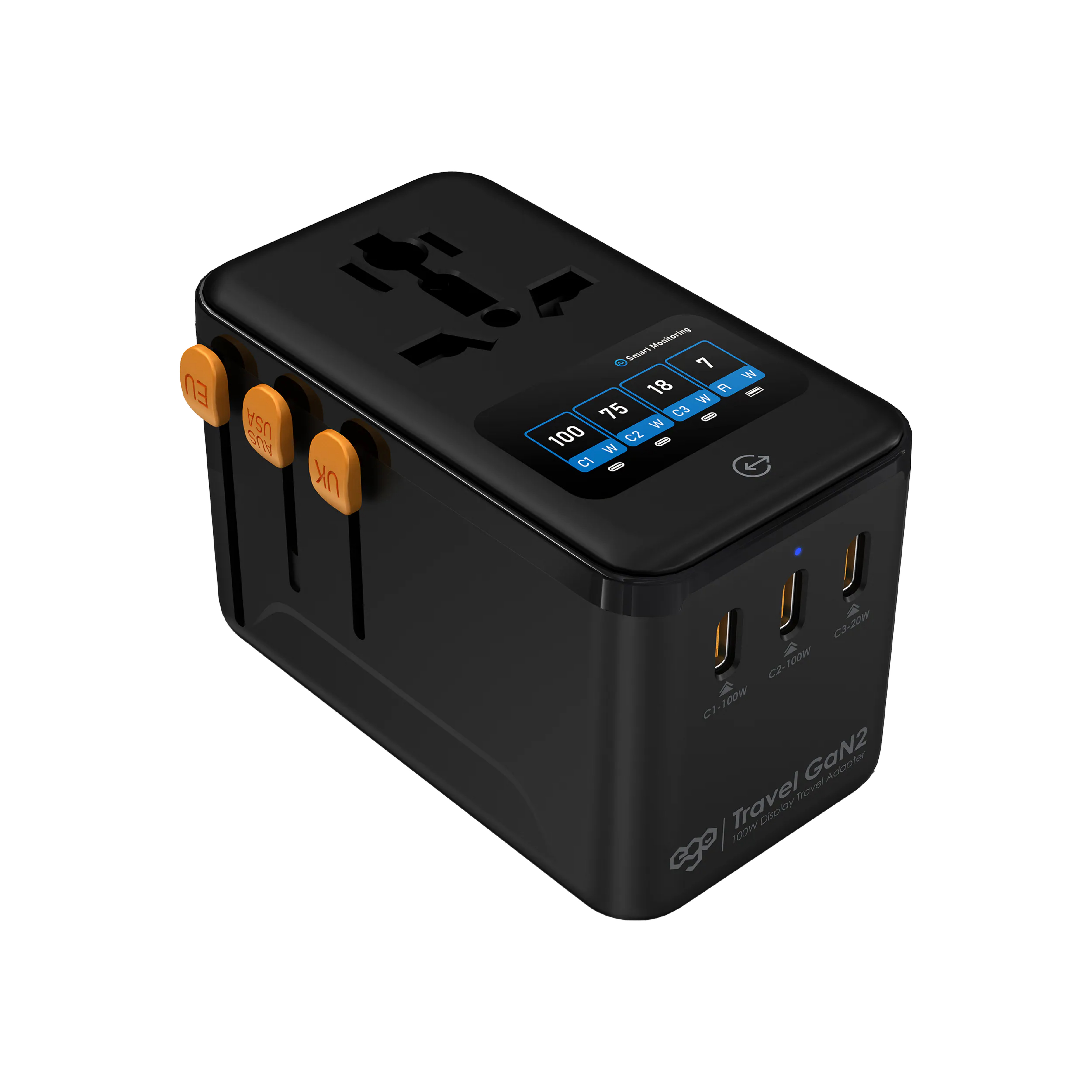 EGO Travel GaN2 100W 4USB 旅行轉換插頭