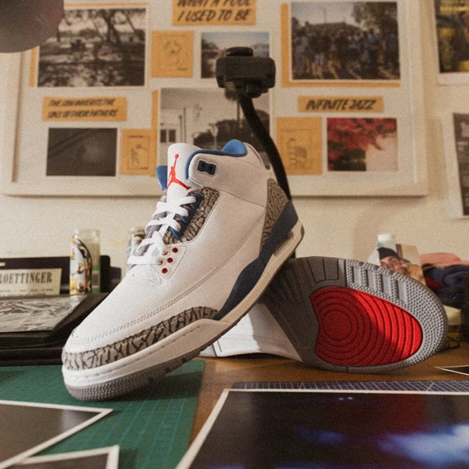 【逢甲 FUZZY】Air Jordan 3 "True Blue" 白藍 IF4396-104