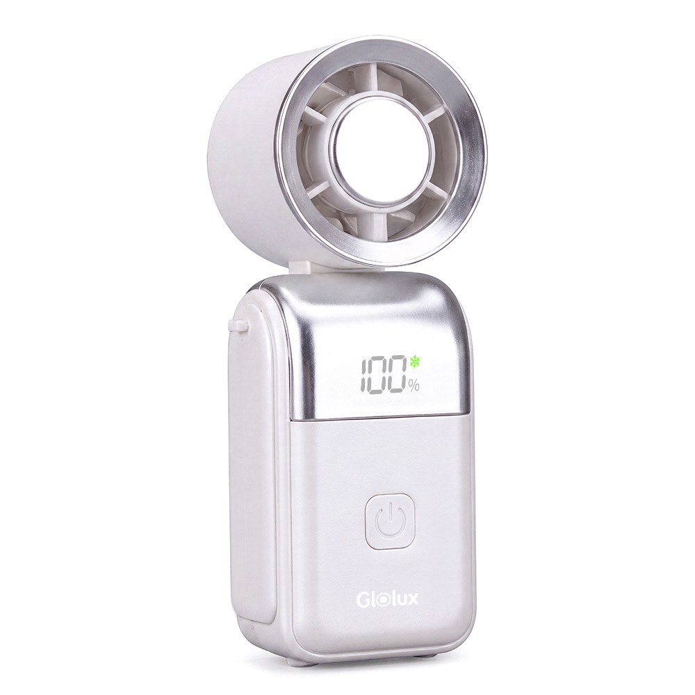 Glolux Mini手持折疊製冷風扇 珍珠白（CF-M01）