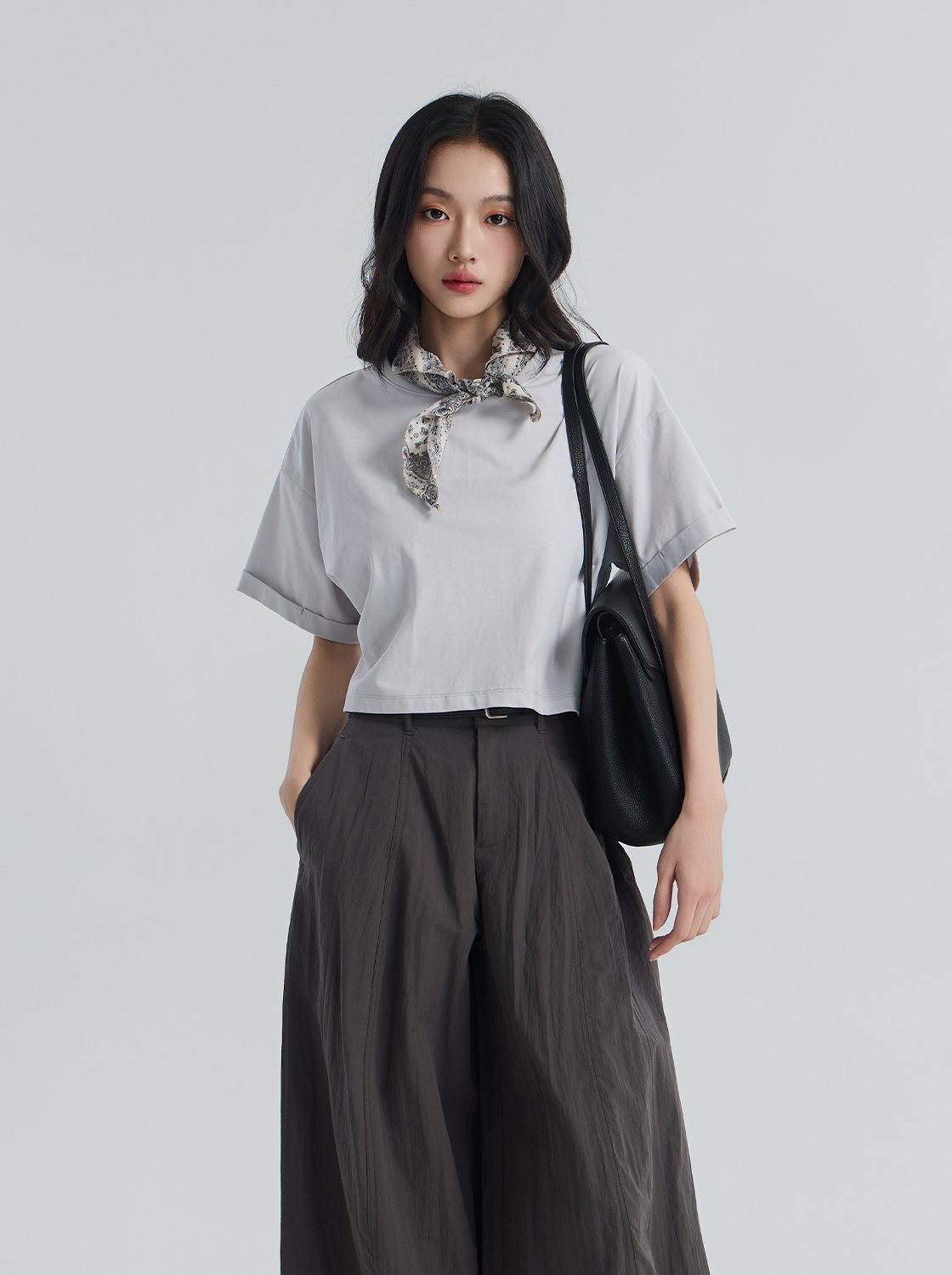 限時【三件599】【期間限定】沁涼圓領短寬T恤