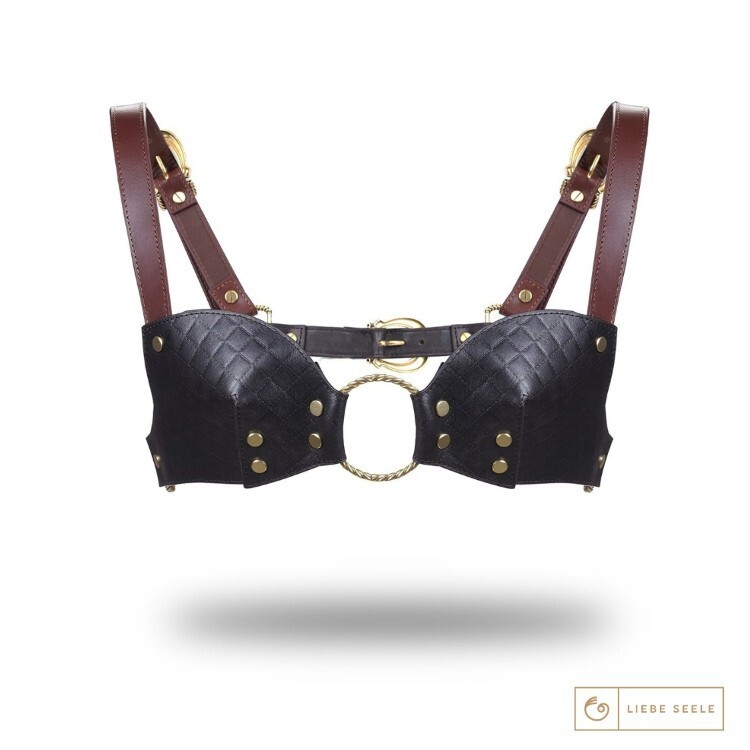 Liebe Seele The Equestrian 御馬皇家 胸甲 法式胸罩 sm馬甲 sm胸罩 真皮SM道具 高級sm道具