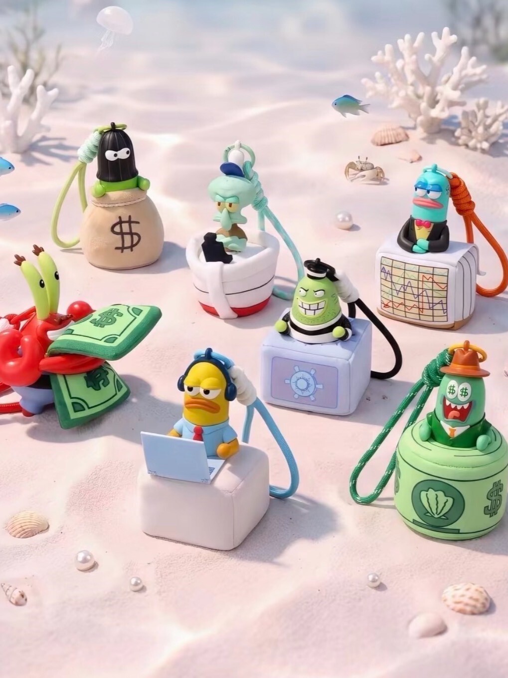 SpongeBob SquarePants, the Residents of Bikini Bottom, Money-Making Team Series, Aromatherapy Blind Box