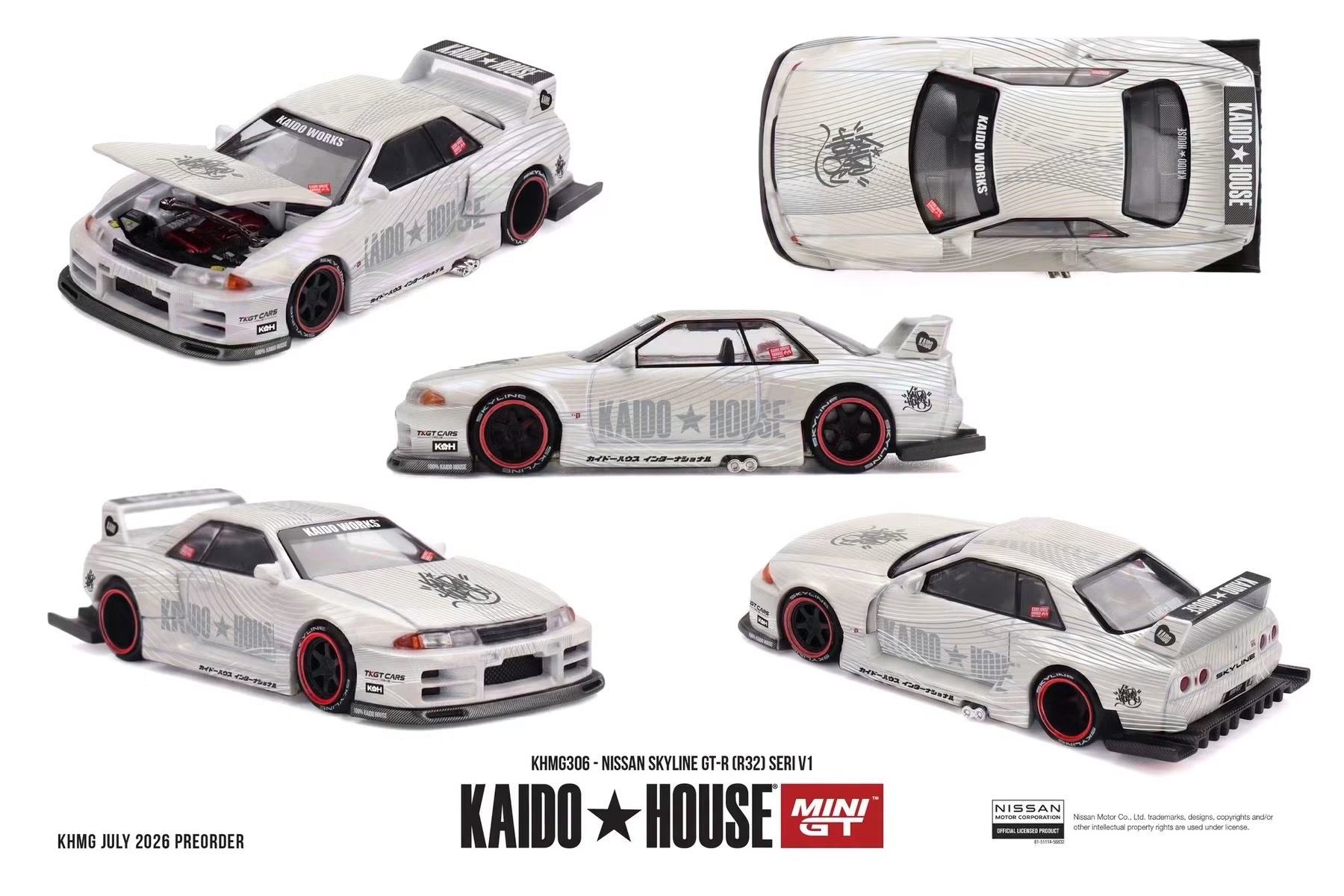 預訂Pre Order- Kaido House Nissan Skyline GT-R (R32) SERI V1      (KHMG306)