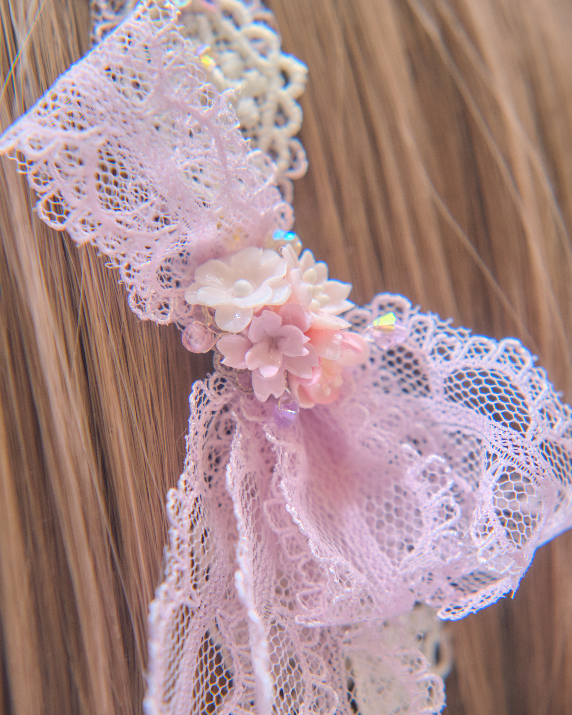 13815 Summer Ribbon Lace Hairband