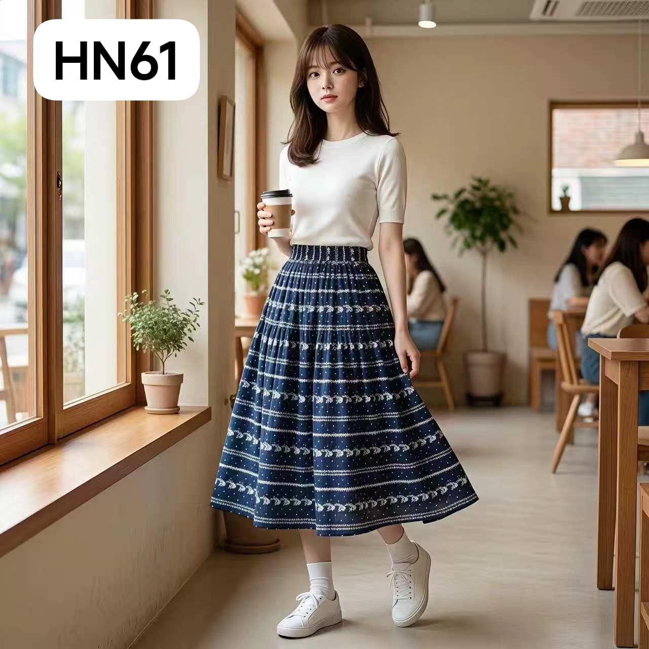 HN61 有袋  下身 長裙 腰26-42 長29 $399